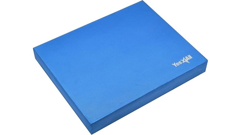 large blue balance pad