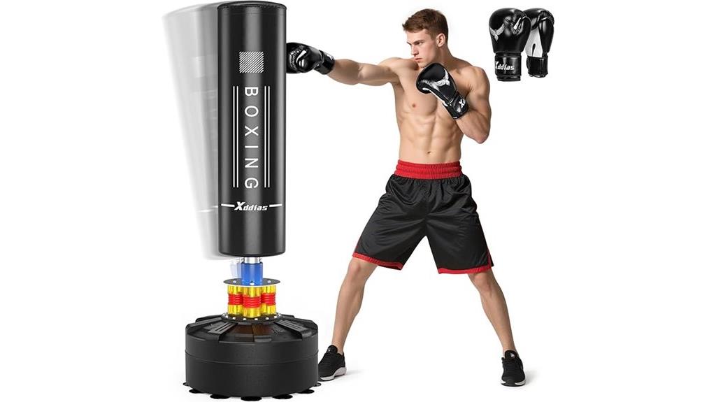 large freestanding boxing bag