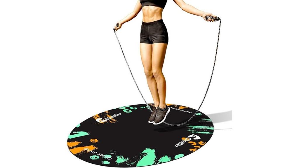 large rubber jump rope mat
