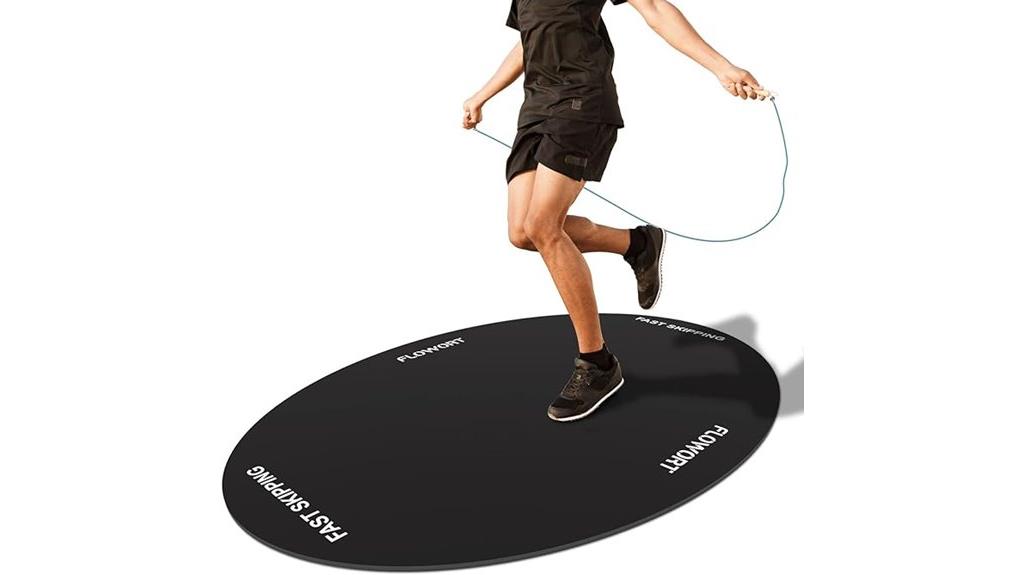 large rubber jump rope mat