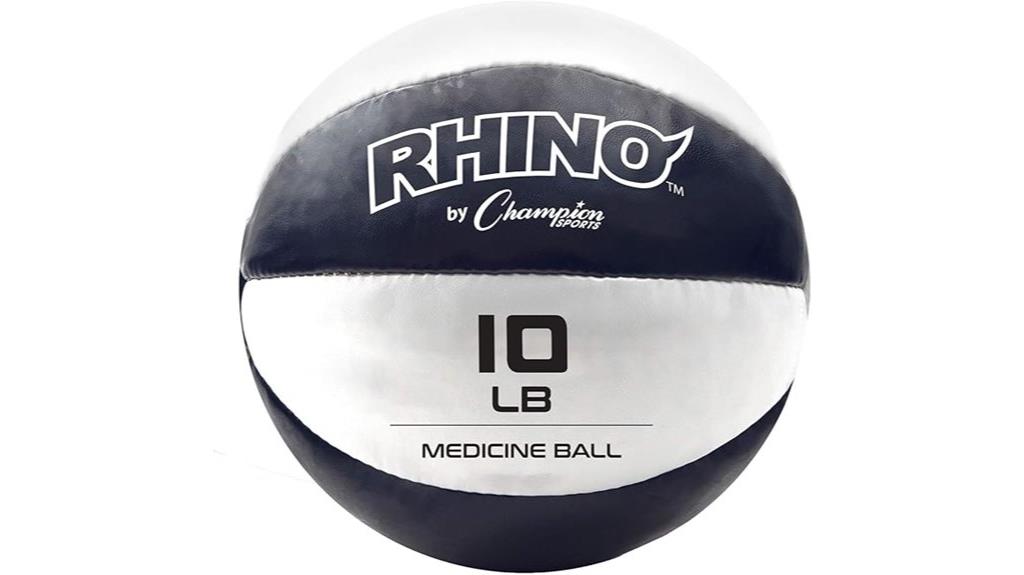 leather grip exercise ball