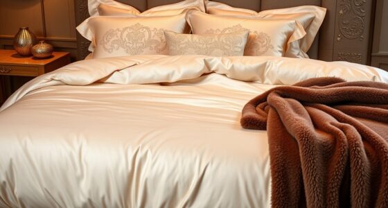 luxury king bed bedding