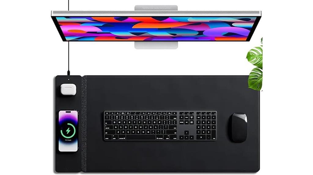 magnetic wireless charging desk