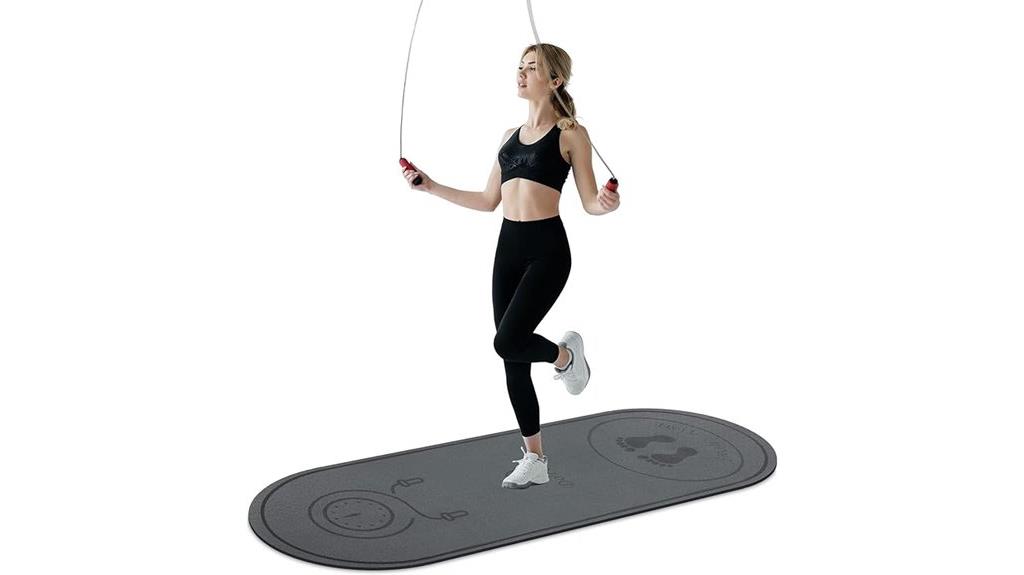 non slip jump rope mat