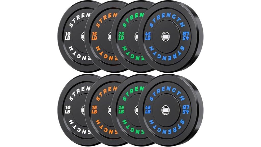 olympic rubber bumper weights