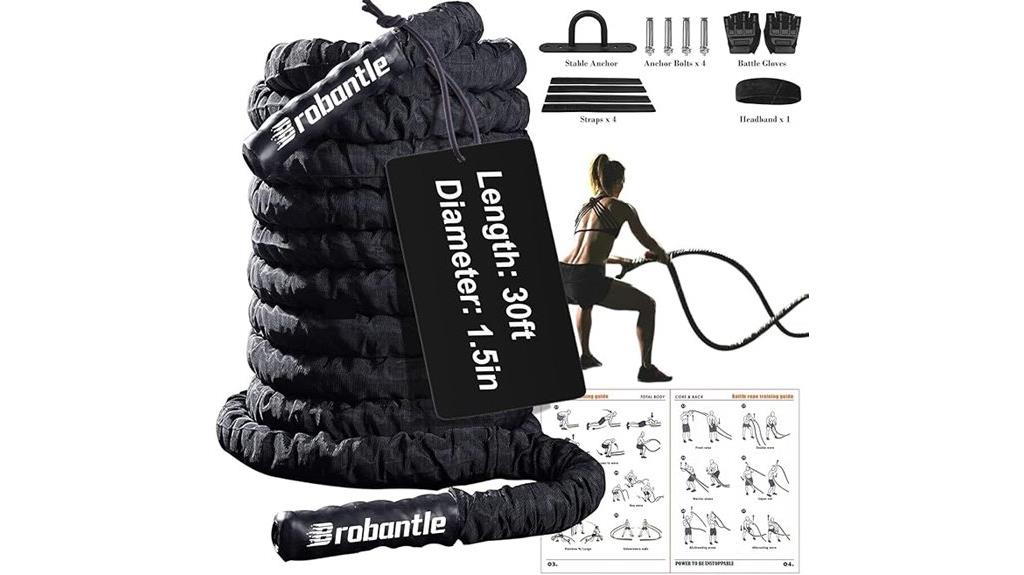 pink heavy battle ropes