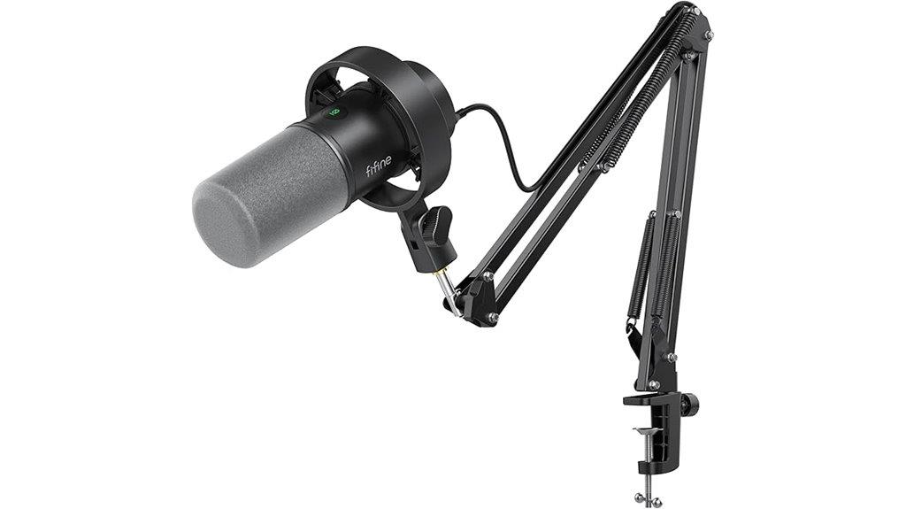 podcast microphone with boom