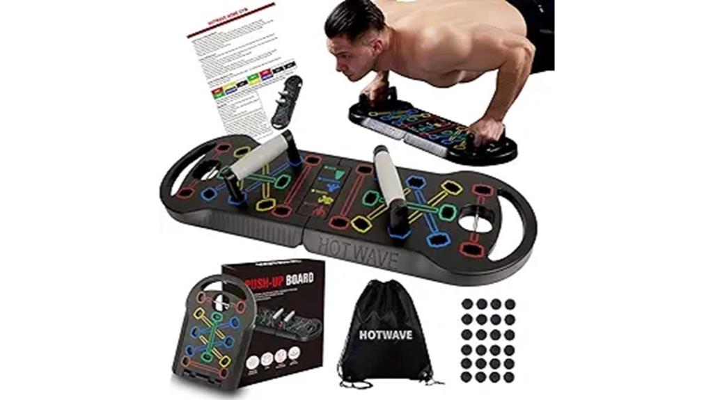 portable push up training system