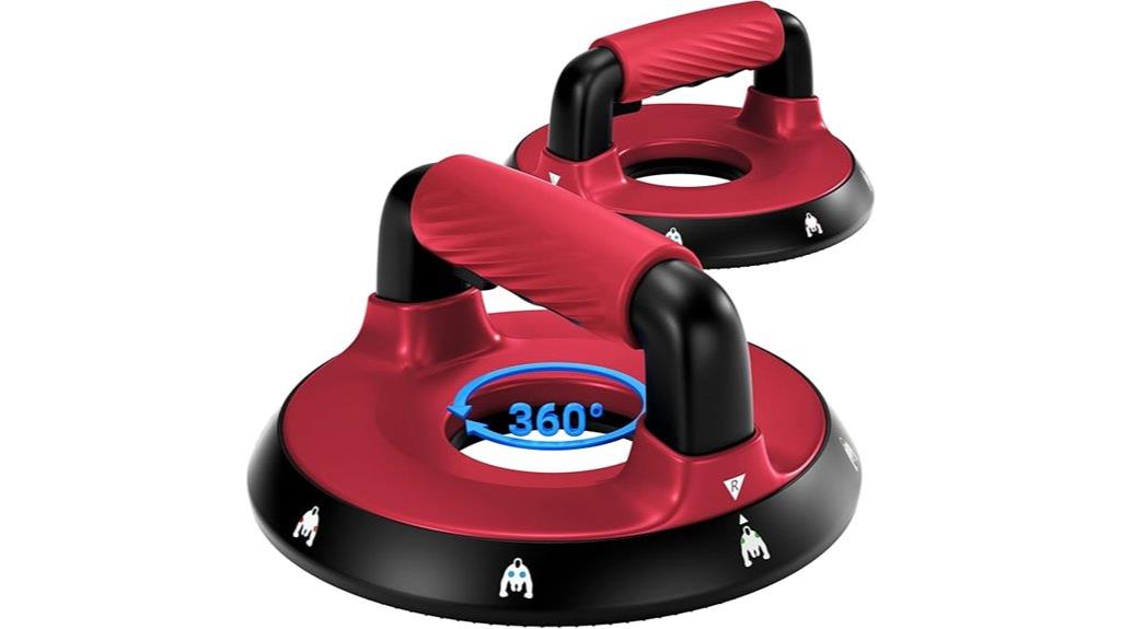 rotating handle push bars