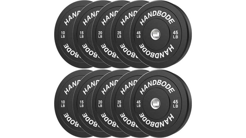rubber olympic bumper plates