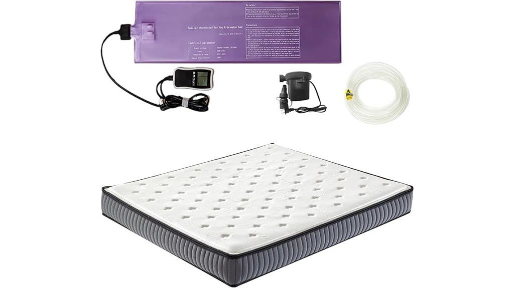 semi waveless waterbed mattress
