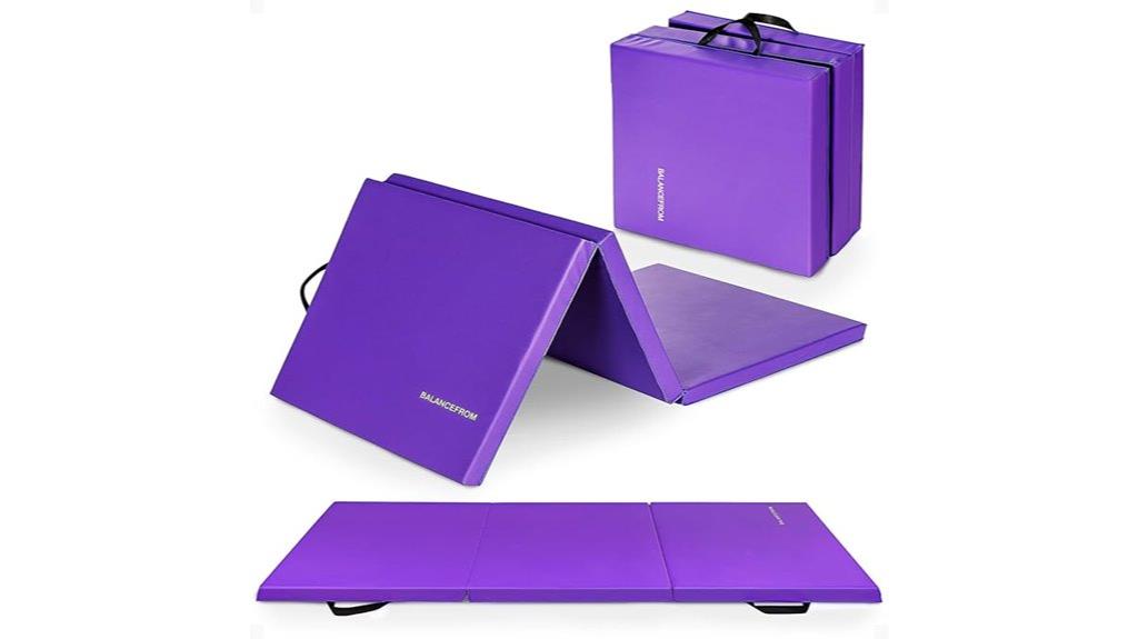 six by two folding gymnastics mat