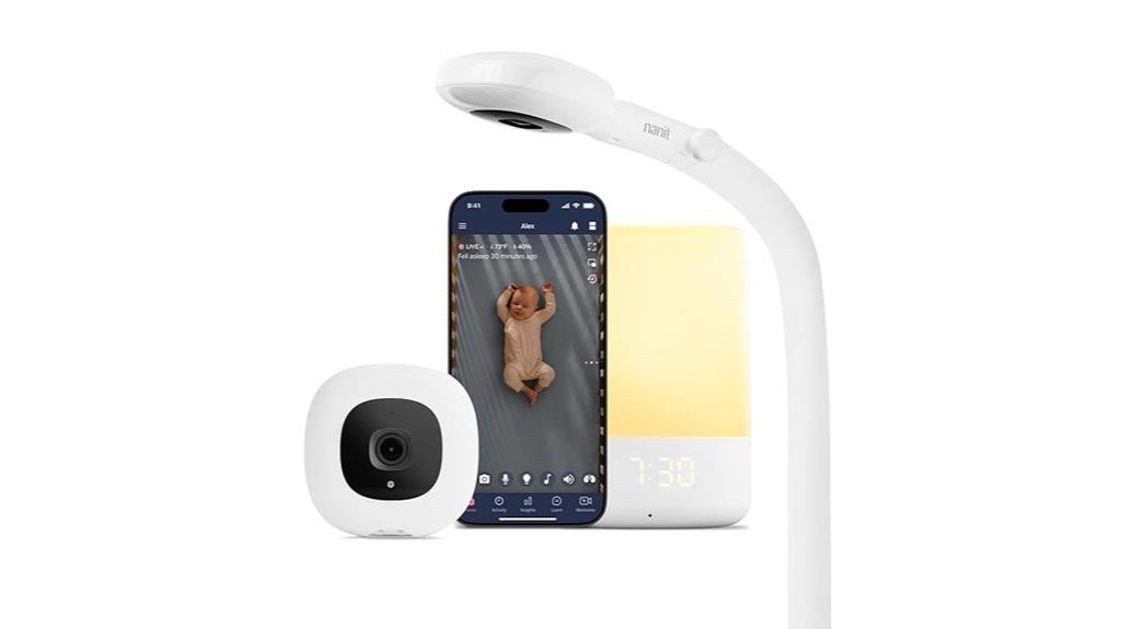 smart baby monitor with stand