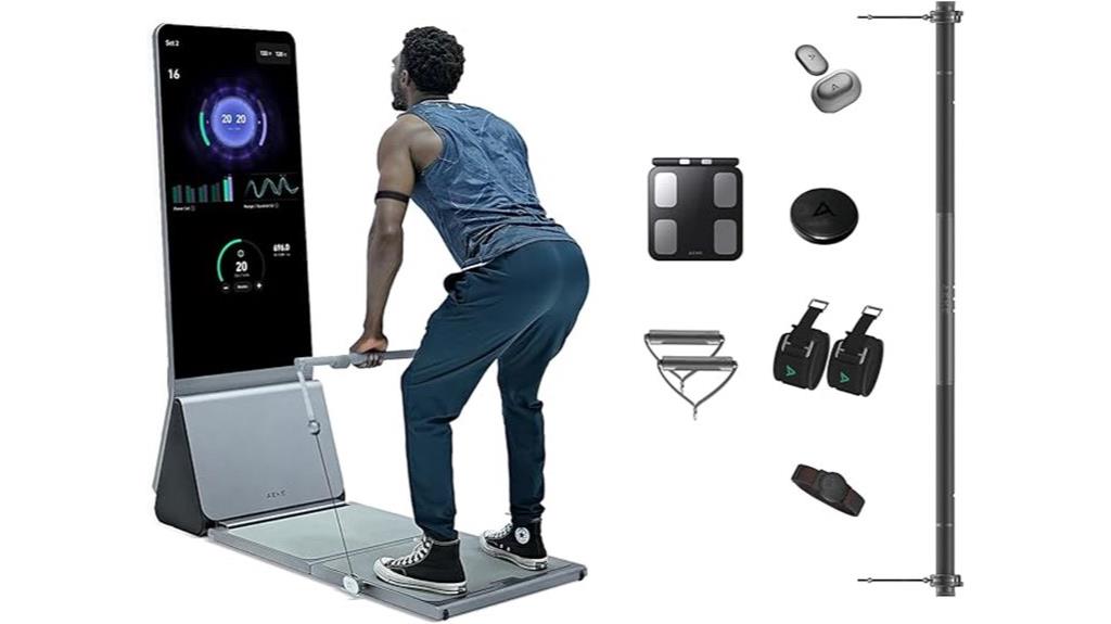 smart fitness mirror system