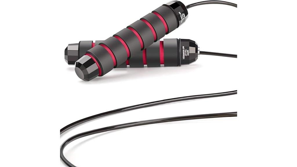 speed rope with foam handles