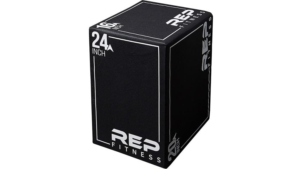 three size plyometric boxes