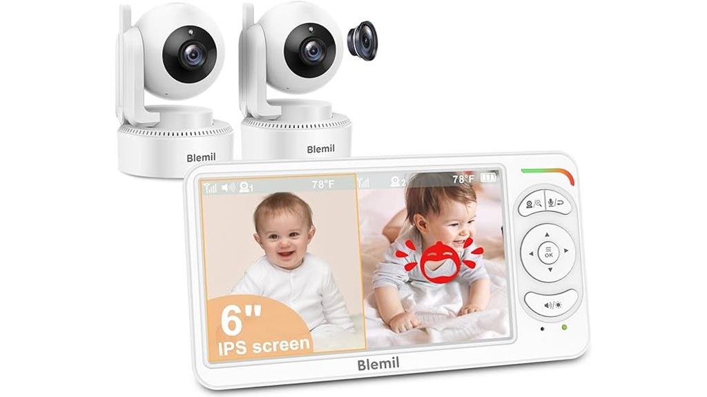 twin camera baby monitor