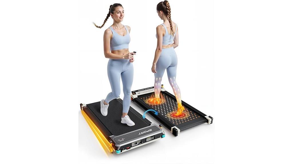 versatile under desk treadmill