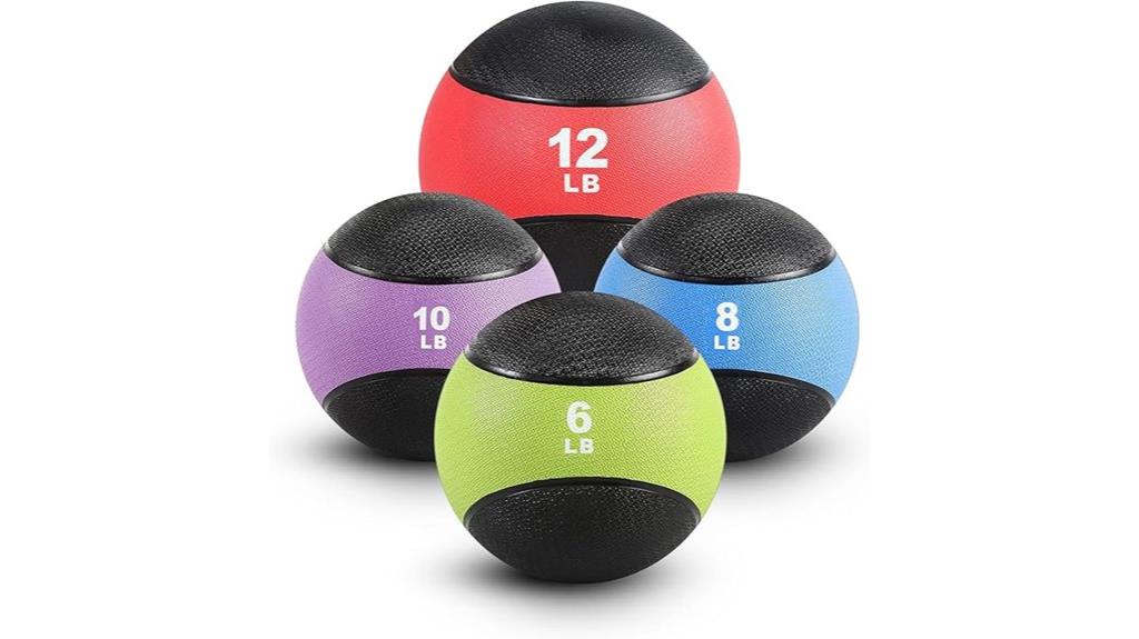 weighted medicine ball exercise