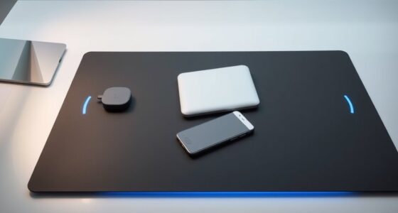 wireless charging desk mats