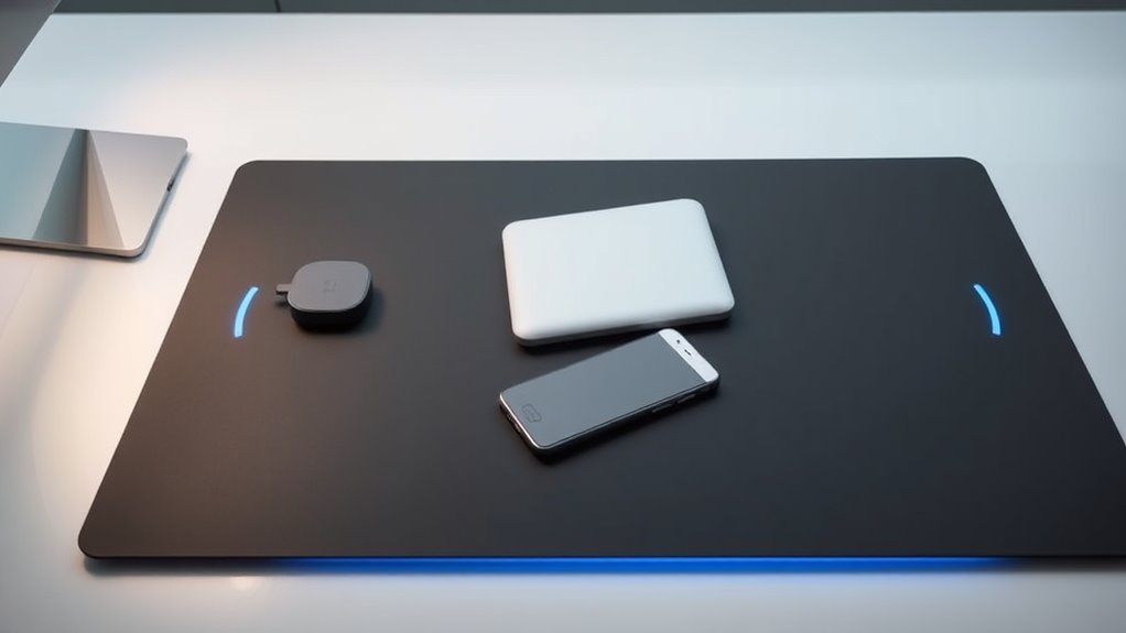 wireless charging desk mats