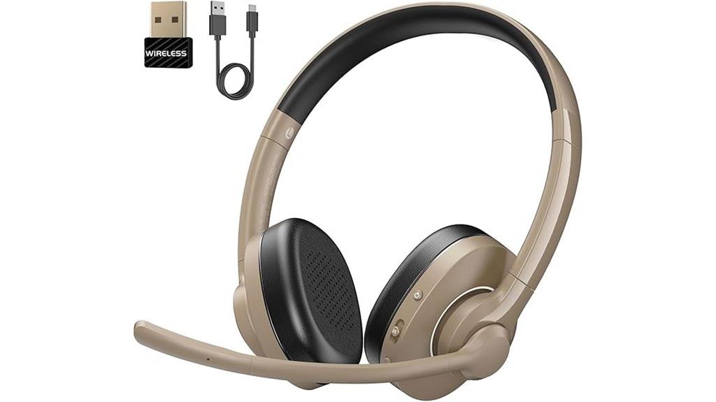 wireless headphones with mic