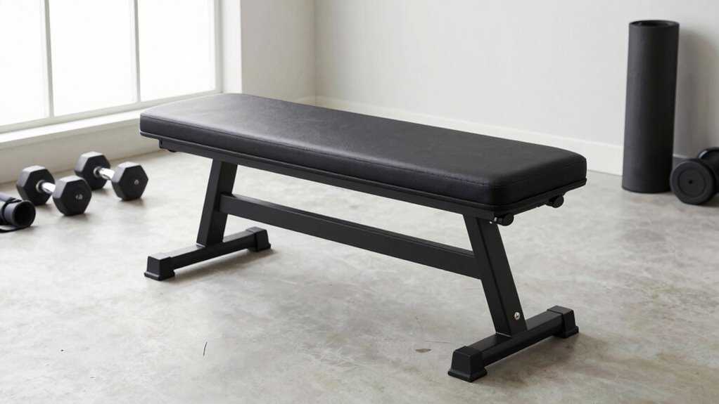 adjustable space saving gym bench