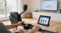 connected rowers aid pacing