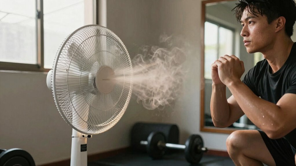 efficient adjustable workout cooling