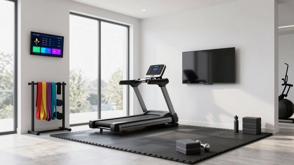 efficient home workout setup