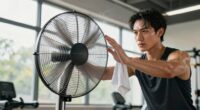 fans enhance workout comfort