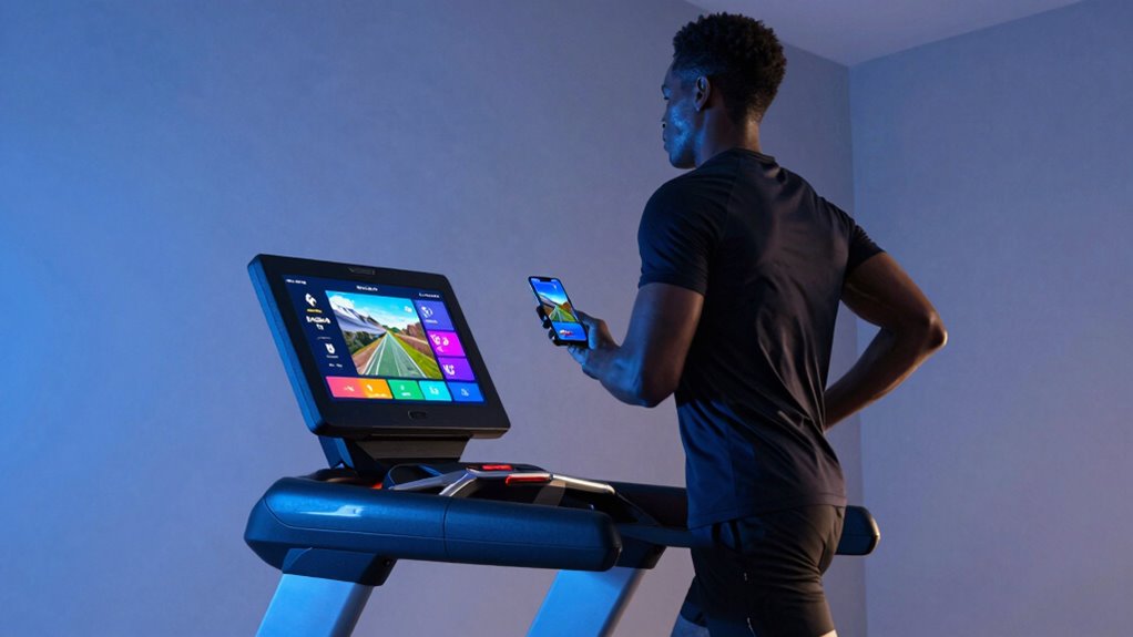 interactive app connected treadmill experiences