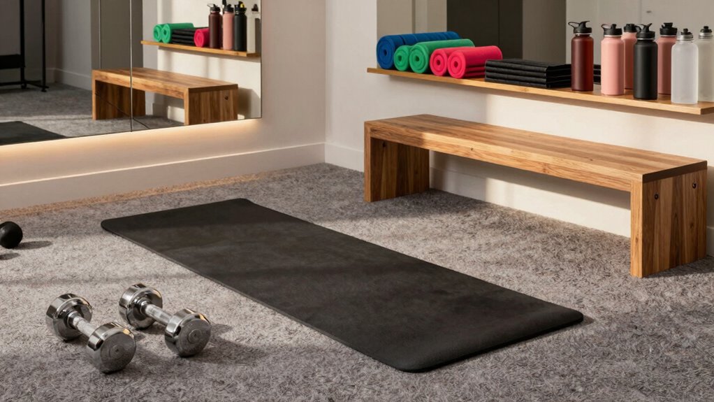 luxury home workout environment