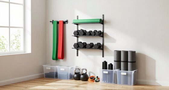 maximizing home gym space