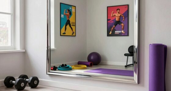 mirror design enhances workout appeal