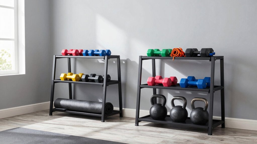 organized efficient workout space