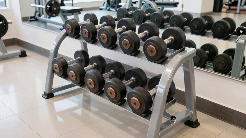 organized safe workout storage