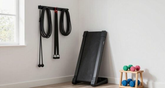 organizing affordable fitness equipment