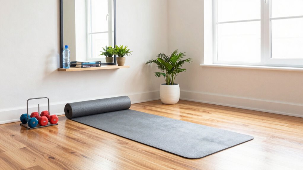 personalized organized workout space