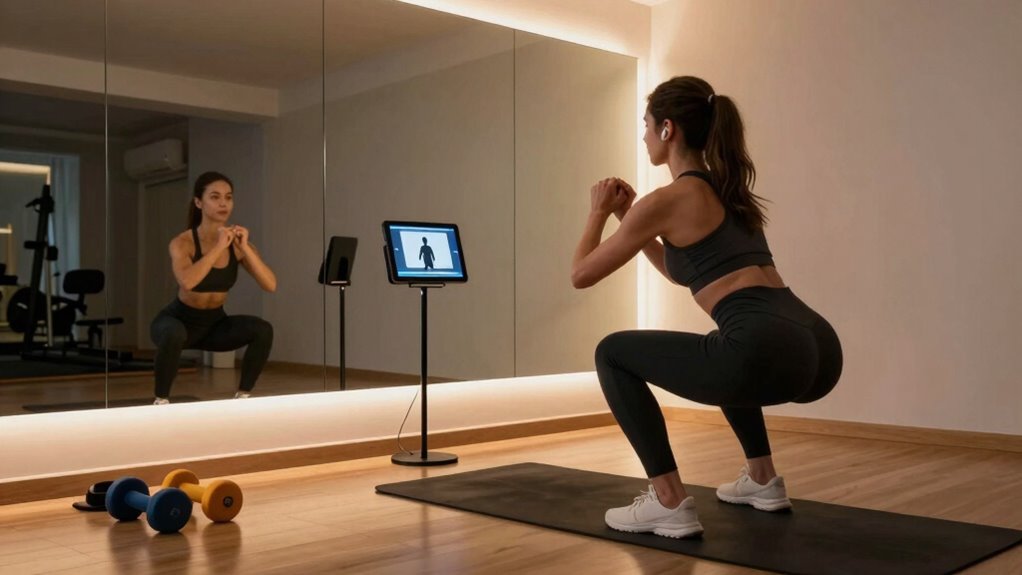 private confident fitness training