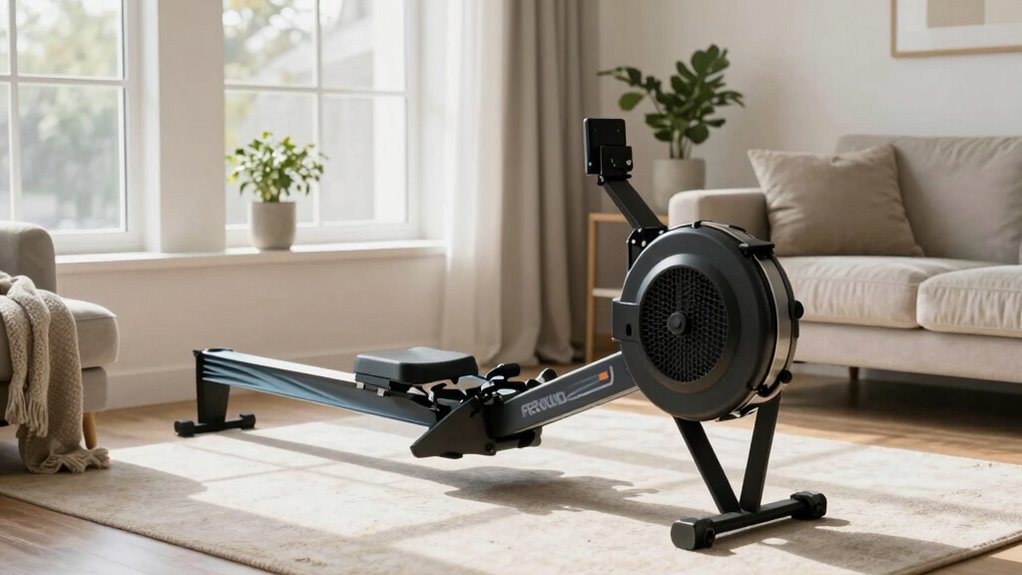 quiet space saving workout equipment