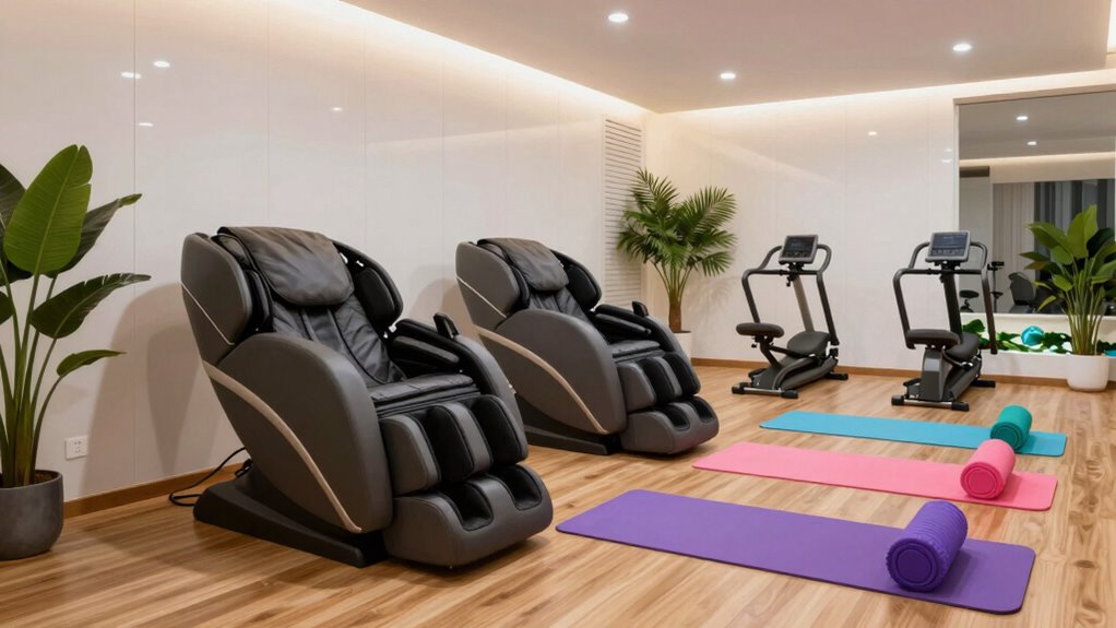 recovery and workout spaces merge
