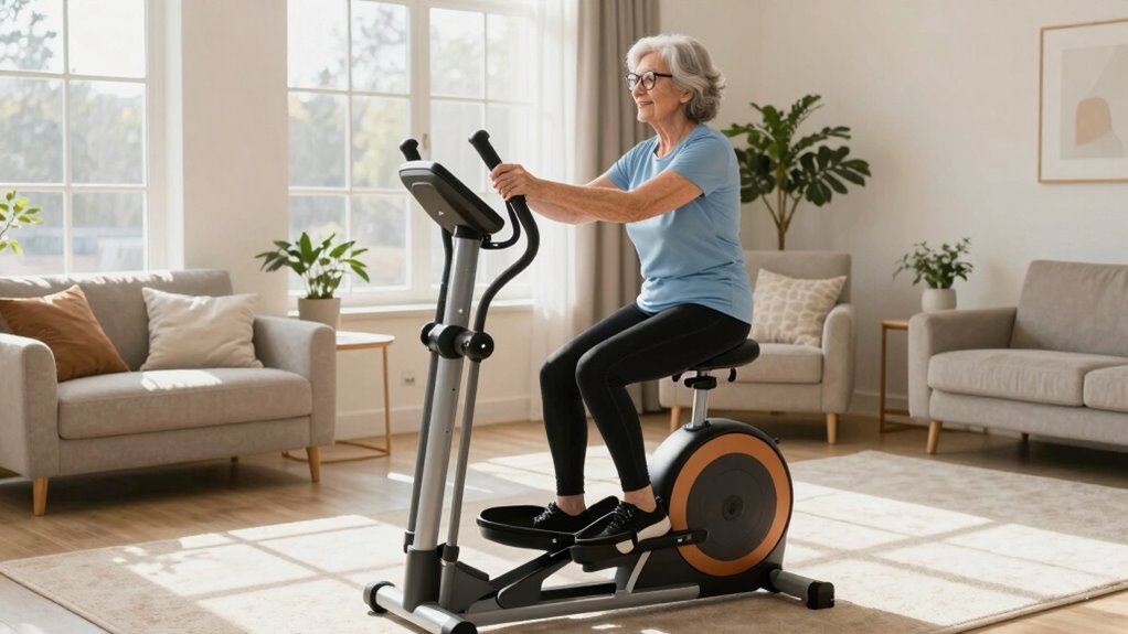 senior friendly elliptical workouts