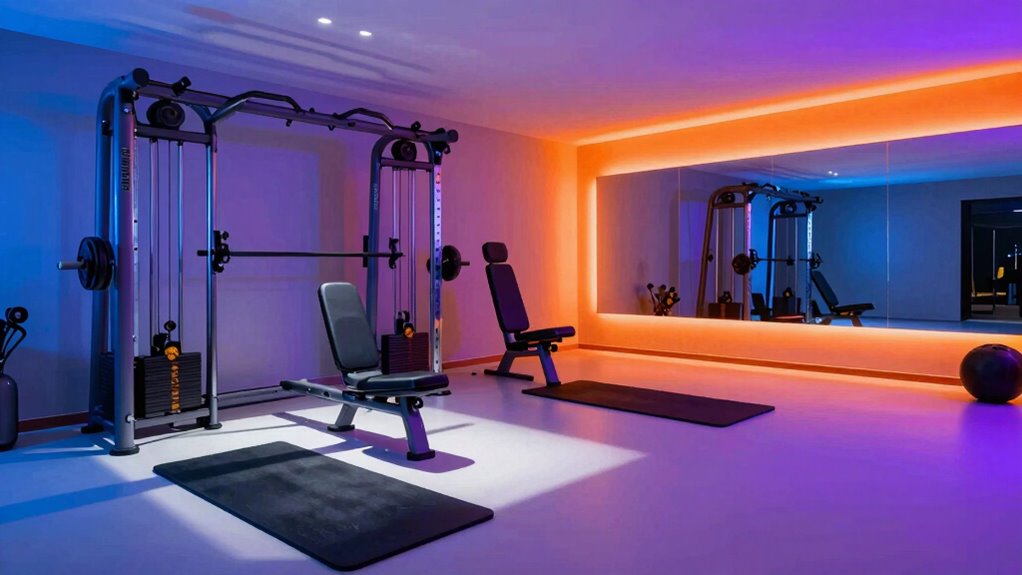 smart customizable workout lighting