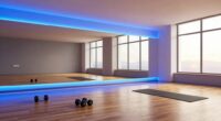 smart lighting influences gym ambiance