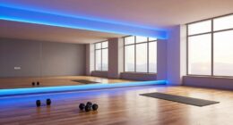 smart lighting influences gym ambiance
