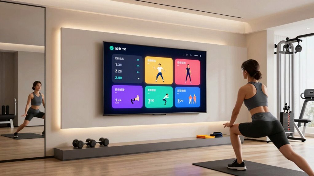 smart workout displays enhance training