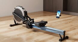 space saving foldable rowers