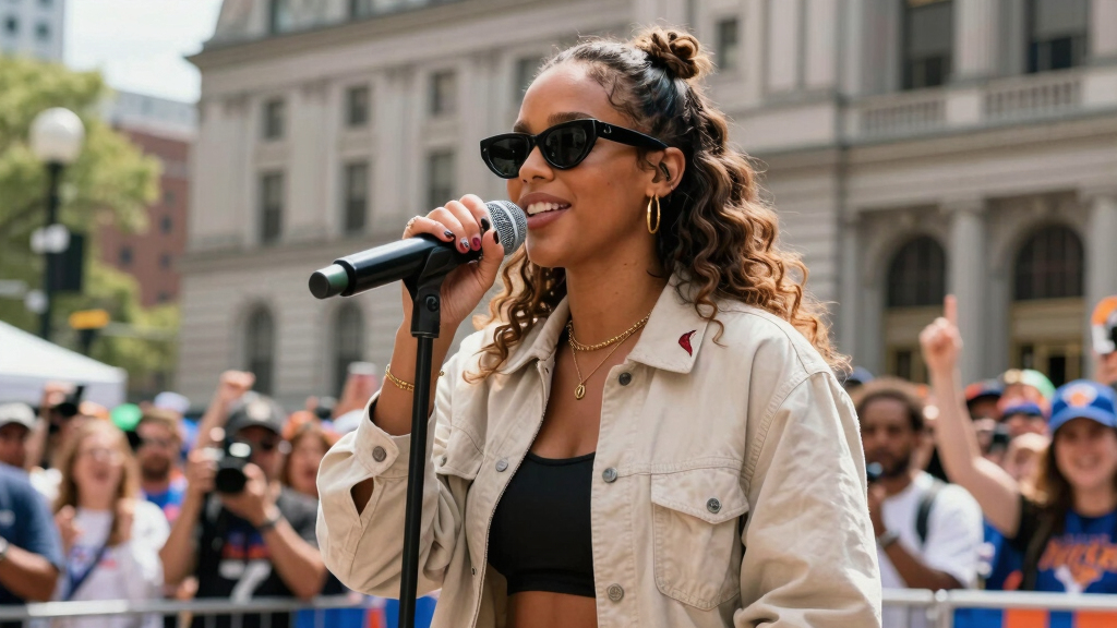 Knicks Championship Parade Ends With Alicia Keys Live At City Hall
