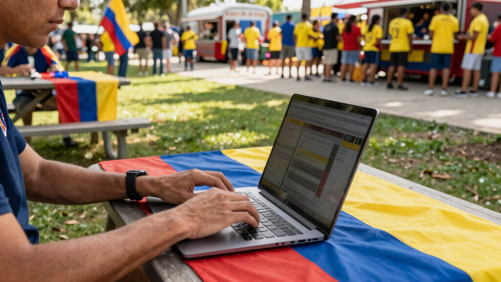 Thousands of Colombian Fans Gather at Bayfront Park Ahead of Portugal Match